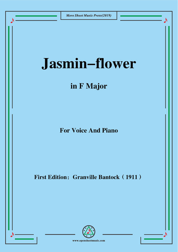 Bantock-Folksong,Jasmin-flower(Moo-lee-hava)
