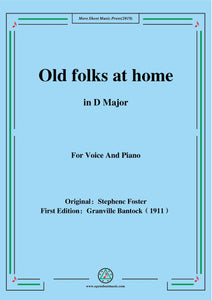 Bantock-Folksong,Old folks at home