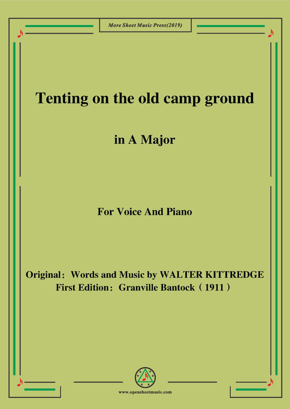 Bantock-Folksong,Tenting on the old camp ground