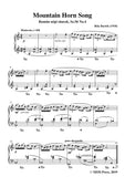 Bartók-Román népi táncok,Sz.56 No.4,Mountain Horn Song