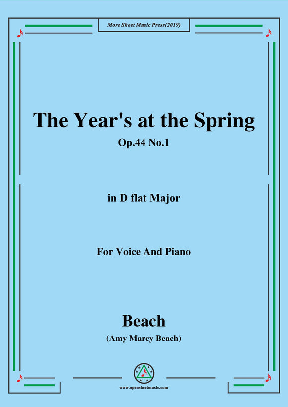 Beach-The Year's at the Spring