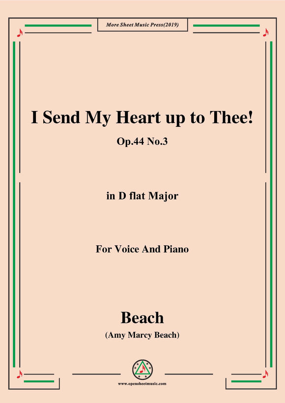 Beach-I Send My Heart up to Thee!Op.44 No.3