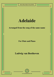 Beethoven-Adelaide,for Flute and Piano