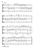 Beethoven-12 German Dances,for 2 Violins and Viola