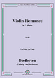 Beethoven-Violin Romance in G Major,Op.40,for Violin and Piano