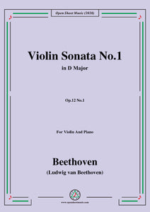 Beethoven-Violin Sonata No.7 in c minor,Op.30 No.2,for Violin and Piano