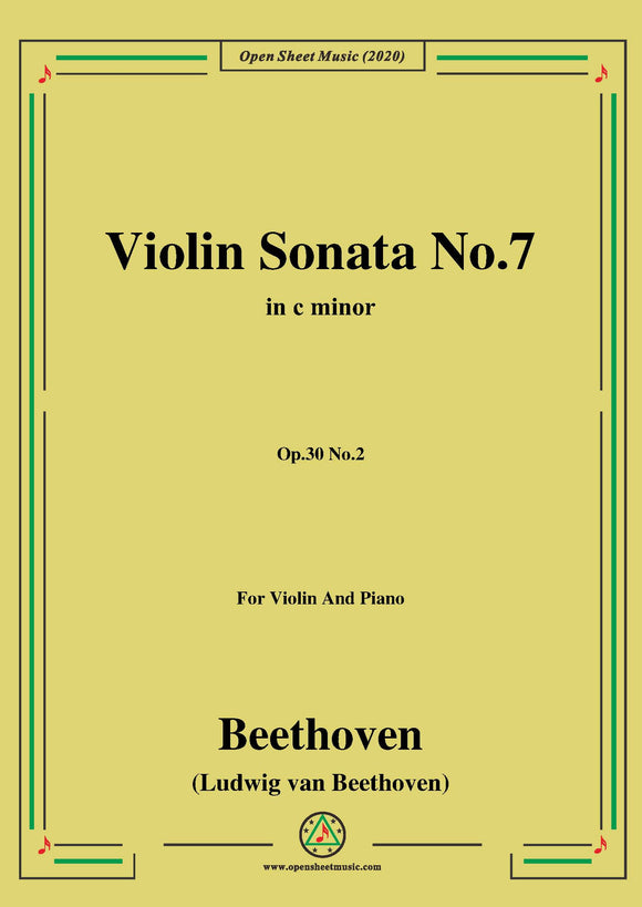 Beethoven-Violin Sonata No.7,Op.30 No.2
