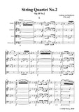 Beethoven-String Quartet No.2 in G Major,Op.18 No.2