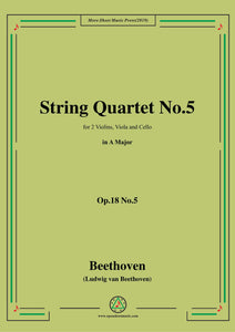 Beethoven-String Quartet No.5 in A Major,Op.18 No.5
