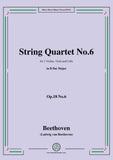 Beethoven-String Quartet No.6 in B flat Major,Op.18 No.6