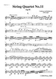 Beethoven-String Quartet No.11 in f minor,Op.95