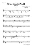 Beethoven-String Quartet No.12 in E flat Major,Op.127