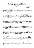 Beethoven-String Quartet No.13 in B flat Major,Op.130