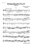 Beethoven-String Quartet No.13 in B flat Major,Op.130