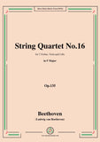 Beethoven-String Quartet No.16 in F Major,Op.135