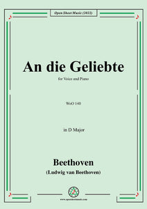 Beethoven-An die Geliebte(To the Beloved),WoO 140(Version II)