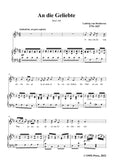 Beethoven-An die Geliebte(To the Beloved),WoO 140(Version II)
