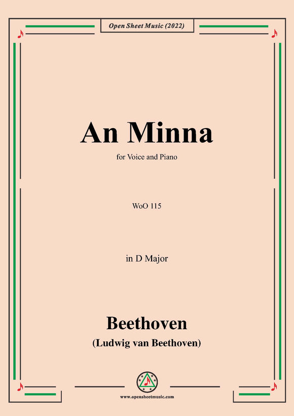 Beethoven-An Minna,WoO 115