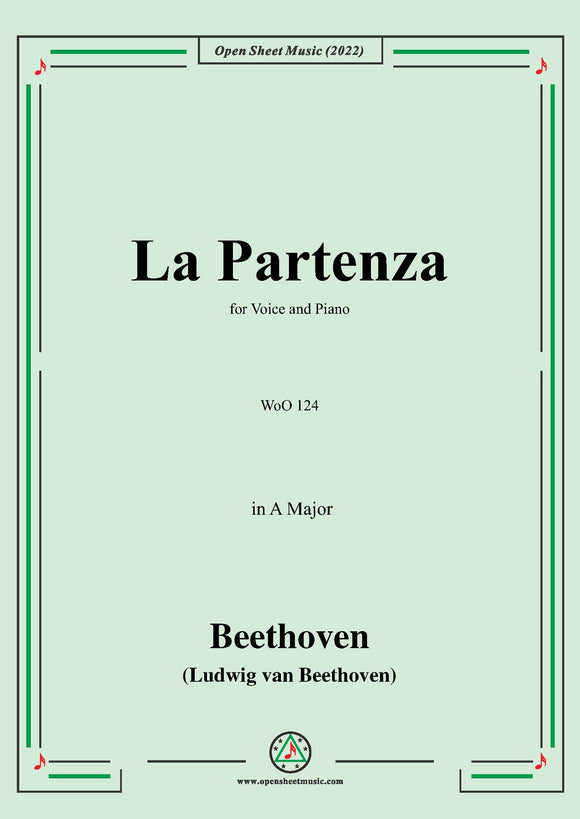 Beethoven-La Partenza,WoO 124