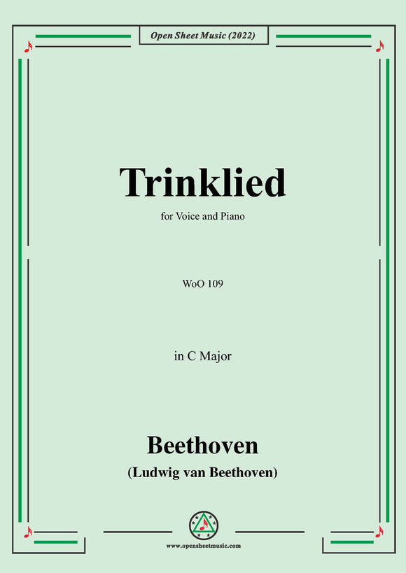 Beethoven-Trinklied,WoO 109