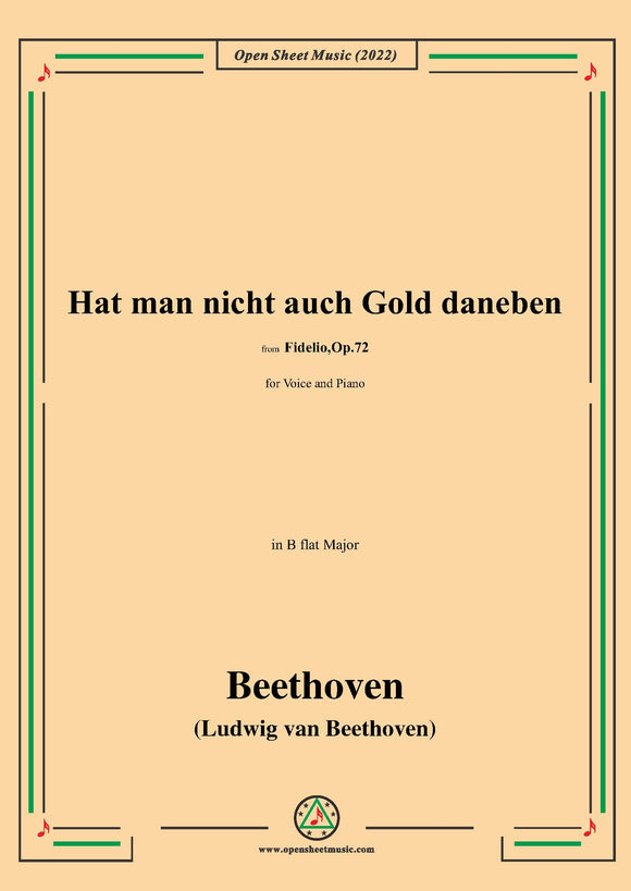 Beethoven-Hat man nicht auch Gold daneben,from Fidelio