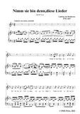 Beethoven-Nimm sie hin denn,diese Lieder,Op.98 No.6,in E flat Major
