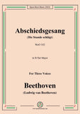 Beethoven-Abschiedsgesang(Die Stunde schlagt),WoO 102