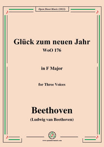 Beethoven-Gluck zum neuen Jahr,WoO 176,in F Major