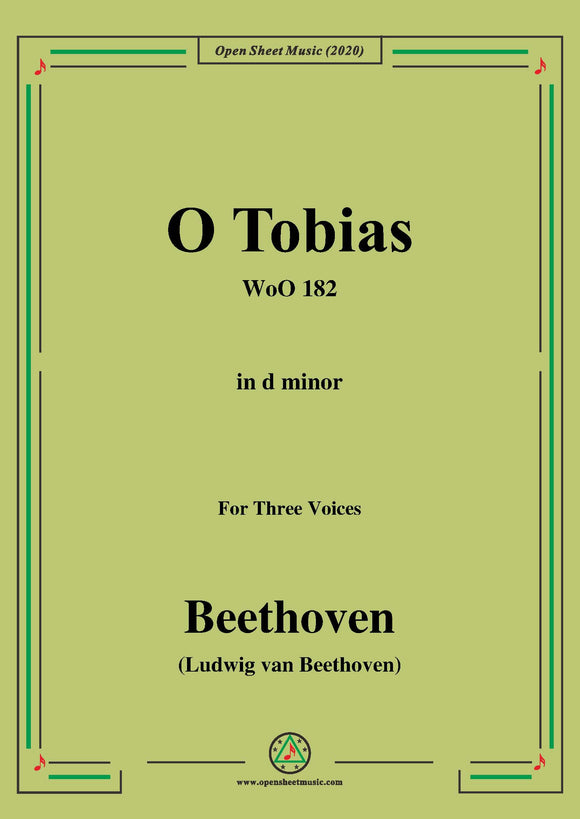 Beethoven-O Tobias,WoO 182