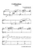 Bellini-L'abbandono,for Violin and Piano
