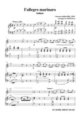 Bellini-L'allegro marinaro,for Flute and Piano