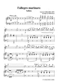 Bellini-L'allegro marinaro,for Violin and Piano