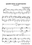 Bellini-Quando incise su quel marmo,for Cello and Piano