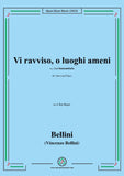 Bellini-Vi ravviso,o luoghi ameni,from La Sonnambula,for Voice and Piano