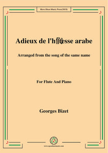 Bizet-Adieux de l'hôtesse arabe