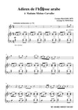Bizet-Adieux de l'hôtesse arabe