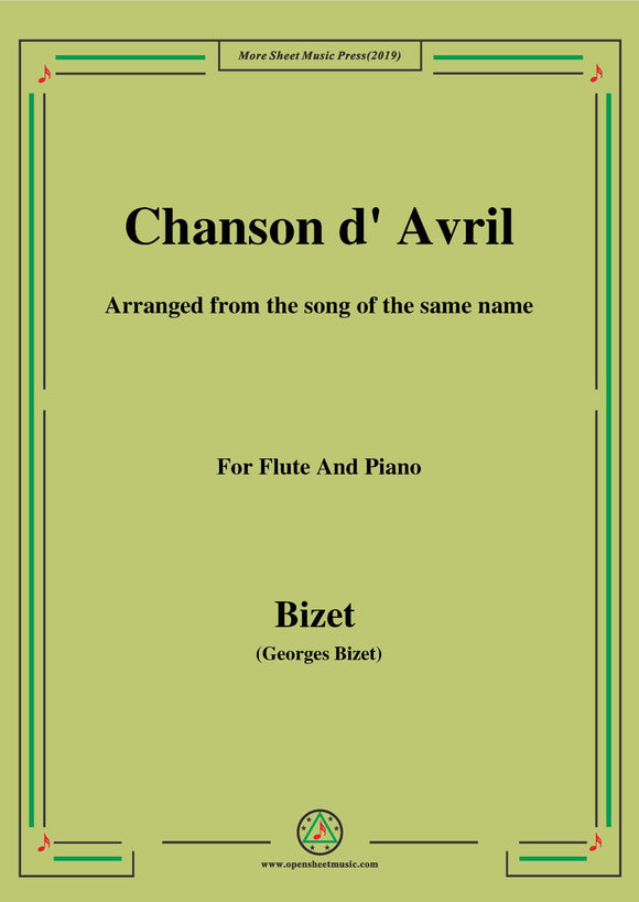 Bizet-Chanson d' Avril