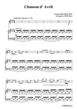 Bizet-Chanson d' Avril