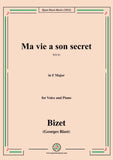 Bizet-Ma vie a son secret,WD 84,in F Major,for Voice and Piano