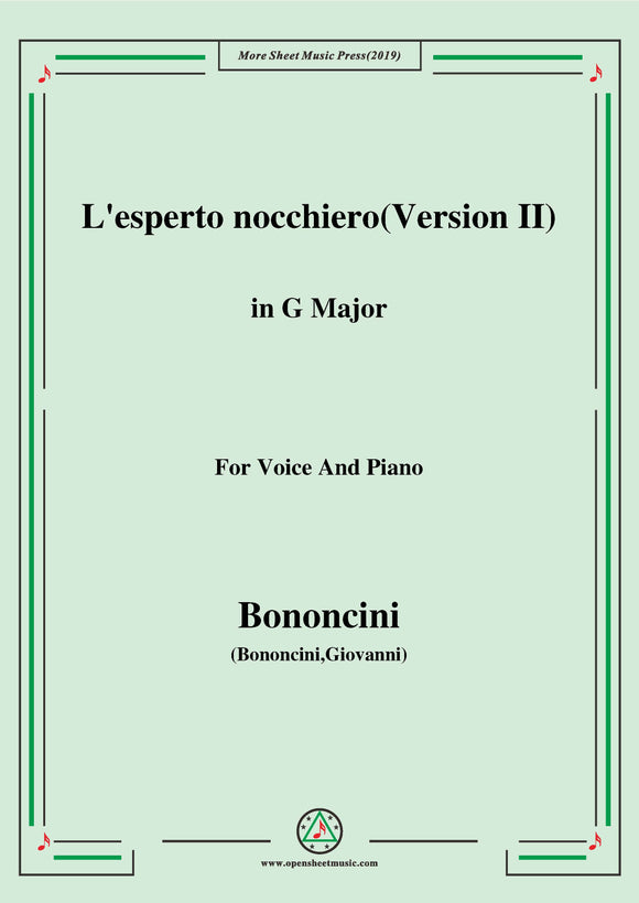 Bononcini Giovanni-L'esperto nocchiero(Version II)