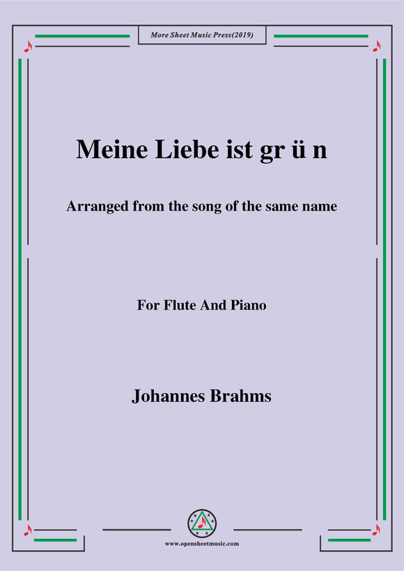 Brahms-Meine Liebe ist grün