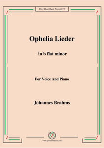 Brahms-Ophelia Lieder