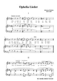 Brahms-Ophelia Lieder