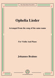 Brahms-Ophelia Lieder