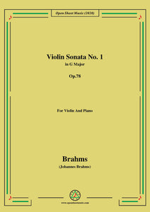 Brahms-Violin Sonata No.1 in G Major,Op.78