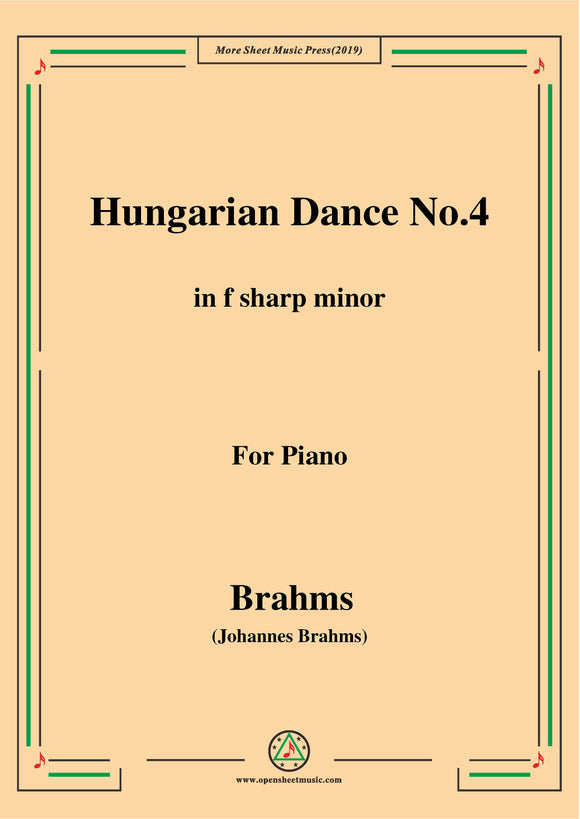 Brahms-Hungarian Dance No.4