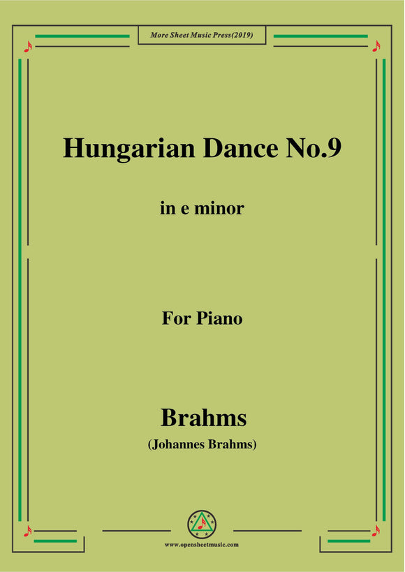 Brahms-Hungarian Dance No.9