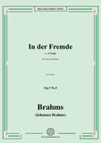 Brahms-In der Fremde,Op.3 No.5,from 6 Songs,in d minor