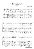 Brahms-Die Trauernde,Op.7No.5,from 6 Songs,in g minor