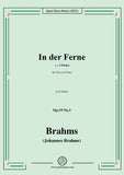 Brahms-In der Ferne,Op.19 No.3,from 5 Poems,in d minor